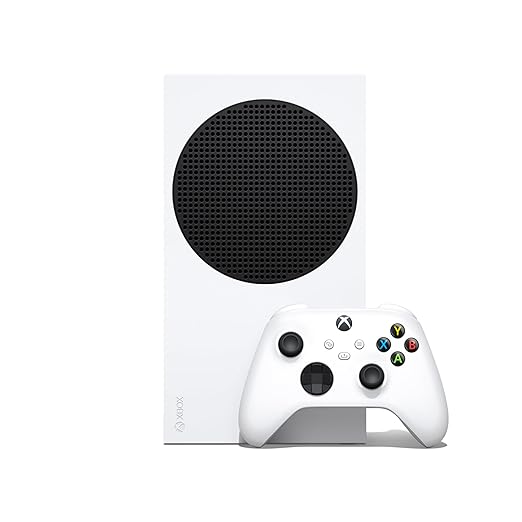 Xbox Series S - All Digital Gaming Console - 512GB SSD - Includes Wireless Controller - 120FPS - Robot White | 512GB SSD, 120FPS, wireless controller