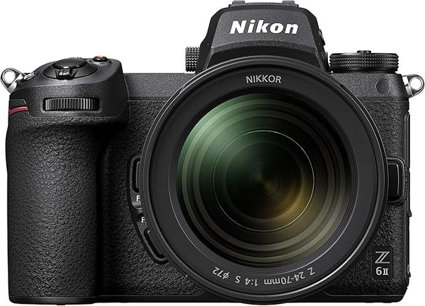 Nikon Z 6II with Zoom Lens | Versatile Full-Frame mirrorless Stills/Video Hybrid Camera with 24-70mm f/4 Lens | Nikon USA Model | Zoom Versatile full-frame mirrorless stills video hybrid